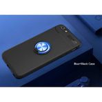 Zipax Apple iPhone 8 Kılıf Ravel Yüzüklü Silikon Kapak