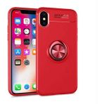 Zipax Apple iPhone Xs Max Kılıf Ravel Yüzüklü Silikon Kapak
