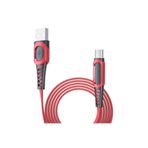 Zipax Galaxy Note 2 İle Uyumlu 3 4 5 S3 S4 S5 S6 S7 Mini Edge Şarj Kablosu Micro Usb Yassı 1Metre 4A Kırmızı Dc01