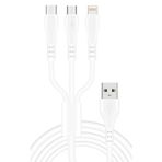 Zipax Galaxy S5 Mini Şarj Kablosu 3in1 Micro USB 3.1A - SNX-SC63