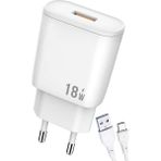 Zipax General Mobile Gm 21 Pro Şarj Aleti 18W Hızlı Şarj - GR-A7T - GR-A7TBeyaz