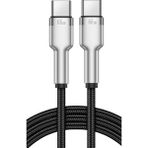Zipax Huawei Mate 10 20 30 Pro Lite Type-C 66W Hızlı Şarj Data Kablosu EAR-PD01-CC - Ear-PD01-CC Gri