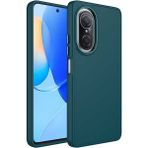 Zipax Huawei Nova 9 Se Kılıf Metal Çerçeve ve Buton Tasarımlı Silikon Zipax-Zr-Luna