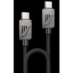 Zipax Huawei Nova Y60 Y61 Y62 Y70 Y71 60W Type-C Hasırlı Hızlı Şarj Data Kablosu NF-CA196-CC - Azun-Ca196-CC Gri
