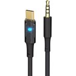 Zipax Huawei P20 P30 P40 P50 P60 Pro Type-C Aux Çevirici Kablo AZ-EAR-AUX53 - AZ-Ear-Aux53 Siyah
