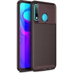 Zipax Huawei P30 Lite Kılıf Karbon Görünümlü Silikon Zipax-Zr-Negro