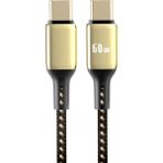 Zipax Huawei Y8P Y9S Y9 Prime 2019 Hızlı Şarj Kablosu Type-C 60W 3 Metre - EA-EC-141C - Beyaz