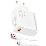 Zipax İpad Lenovo Asus Huawei Xiaomi Casper Type-C 33W Turbo Hızlı Şarj Aleti Set Subz-Sg37-Ac