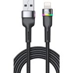 Zipax İphone 12 - 12 Pro - 12 Pro Max Şarj Kablosu Lightning Rgb Led Sz-Cl83