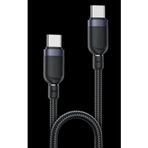 Zipax iPhone 15, 16, 16e, 17 Pro Max Plus ile Uyumlu 60W Type-C Şarj Kablosu, Hızlı Şarj, Veri Aktarımı, Siyah