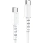 Zipax iPhone 15 16 16E 17 Pro Max Plus Type-C Pd 60W Hızlı Şarj Kablosu NF-CA154-CC - Azun-Ca154-CC Beyaz
