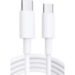 Zipax iPhone 15 16 16E 17 Pro Max Plus Type-C Pd 60W Hızlı Şarj Kablosu SUBZ-60W-CC - Subz-60w-CC Beyaz