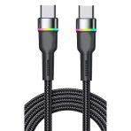 Zipax İphone 15 16 16E 17 Pro Max Plus Type-C Pd 60W Rgb Hızlı Şarj Kablosu Subz-Cl13-Cc