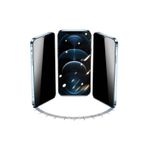Zipax İphone 15 Pro Max Uyumlu Cam Ekran Koruyucu 5D Hayalet Privacy Gizli Zr-5Dprivacy