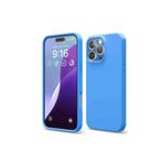 Zipax İphone 16 Pro Max İle Uyumlu Kılıf Silikon Kapak Azn Frst Mavi