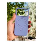 Zipax İphone 17 Pro İle Uyumlu Apple Kılıf Mgsafe Özellikli Standlı Pastel Renkler Azn Reggal Lila