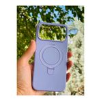 Zipax İphone 17 Pro Max İle Uyumlu Apple Kılıf Mgsafe Özellikli Standlı Pastel Renkler Azn Reggal Lila