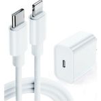 Zipax Iphone 7 - 8 - 7 Plus - 8 Plus 20W Lightning Şarj Aleti Set SUBZ-SG46 - Subz-SG46 Beyaz