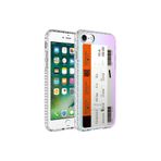 Zipax Iphone Se 2020 İle Uyumlu Apple Kılıf Renkli Desenli Silikon Elegans + Kablo Koruyucu Ekran No1