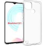 Zipax Oppo Realme C21 Kılıf Şeffaf Ince Esnek Silikon Kılıf Zipax-Süper