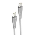 Zipax Poco C40 İle Uyumlu C55 C61 C65 Şarj Kablosu Type C 60W Hızlı Sz Cl120 Gri