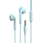 Zipax Poco X3 X4 X5 X6 NFC Pro GT F1 ile Uyumlu 3,5mm Kulaklık Zor-ER06, Mavi