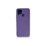 Zipax Realme C15 İle Uyumlu C25 C25S Kılıf Lansman İçi Kadife Şık Sade Görünüm Mor