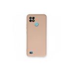 Zipax Realme C21 İle Uyumlu Kılıf Lansman İçi Kadife Şık Sade Görünüm Azn Nno Pembe