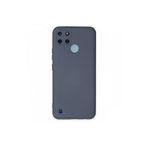 Zipax Realme C21Y İle Uyumlu C25Y Kılıf Lansman İçi Kadife Şık Sade Görünüm Azn Nno Gri
