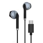 Zipax Redmi Note 10 Pro 5G, Note 13, Note 14 Pro Plus ile Uyumlu Type-C Kulaklık, Gri Kulaklık-Zipax-026SR Kulaklık-Zipax-026SR