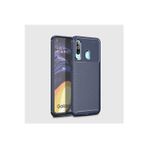 Zipax Samsung Galaxy A10S Uyumlu Kılıf Karbon Görünümlü Silikon Zr-Negro