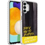 Zipax Samsung Galaxy A13 4g Kılıf Airbag Kenarlı Renkli Desenli Silikon Elegans Kapak