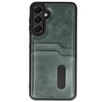 Zipax Samsung Galaxy A15 İle Uyumlu 4G Kılıf Kartlıklı Silikon Kapak Azn Sara Yeşil