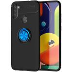 Zipax Samsung Galaxy A21 Kılıf Ravel Yüzüklü Standlı Silikon Kapak