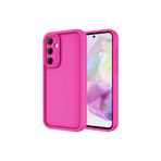 Zipax Samsung Galaxy A25 İle Uyumlu 5G Kılıf Silikon Kapak Zr Ananas Pembe