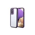 Zipax Samsung Galaxy A32 İle Uyumlu 4G Kılıf Kamera Korumalı Silikon Kapak Zr Vtm Mor