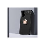 Zipax Samsung Galaxy A32 İle Uyumlu 5G Kılıf Ravel Yüzüklü Standlı Silikon Kapak Siyah