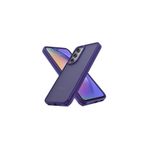 Zipax Samsung Galaxy A54 İle Uyumlu Kılıf Silikon Kapak Azn Elegant Mor