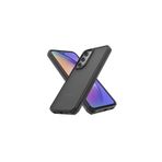 Zipax Samsung Galaxy A54 İle Uyumlu Kılıf Silikon Kapak Azn Elegant Siyah