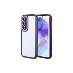 Zipax Samsung Galaxy A55 İle Uyumlu 5G Kılıf Kamera Korumalı Silikon Kapak Zr Vtm Mor
