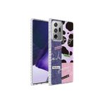 Zipax Samsung Galaxy Note 20 İle Uyumlu Ultra Kılıf Airbag Kenarlı Renkli Desenli Silikon Elegans Kapak No8