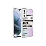Zipax Samsung Galaxy S21 İle Uyumlu Fe Kılıf Airbag Kenarlı Renkli Desenli Silikon Elegans Kapak No5