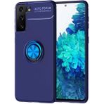 Zipax Samsung Galaxy S21 Kılıf Ravel Yüzüklü Standlı Silikon Kapak