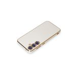 Zipax Samsung Galaxy S23 İle Uyumlu Fe Kılıf Esnek Silikon Kapak Azn Volet Beyaz