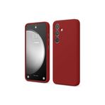 Zipax Samsung Galaxy S24 İle Uyumlu Fe Kılıf Silikon Kapak Azn Frst Kırmızı