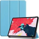 Zipax Samsung Galaxy Tab S7 Fe Lte T730 Kılıf Standlı Ultra Ince Kılıf Zipax-Smart - Mavi