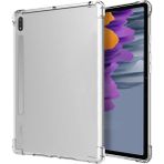 Zipax Samsung Galaxy X800 Tab S8 Plus 12.4 Kılıf Olex Köşeleri Korumalı Tank Kılıf Zipax-Olex - Şeffaf