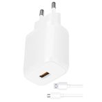 Zipax şarj Aleti Micro USB 3.0A Hızlı şarj - Snx-S30M, LG Stylus 2 Ile Uyumlu