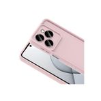 Zipax Tecno Spark 20 Pro 5G İle Uyumlu Kılıf Silikon Kapak Zr Ananas Pembe