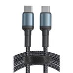Zipax Type-C to Type-C Şarj Kablosu, 60W PD Hızlı Şarj, 1.2M, Lenovo Tab M10 M11 P11 K11 Plus ile Uyumlu, Lacivert